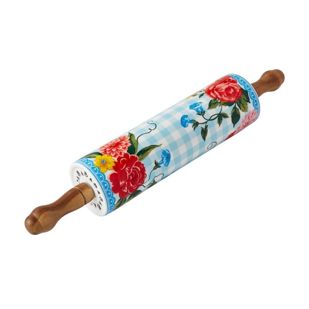 The Pioneer Woman Sweet Rose Ceramic Rolling Pin